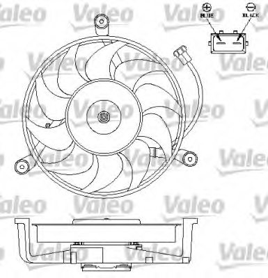 VALEO 696179 Fan, radiator